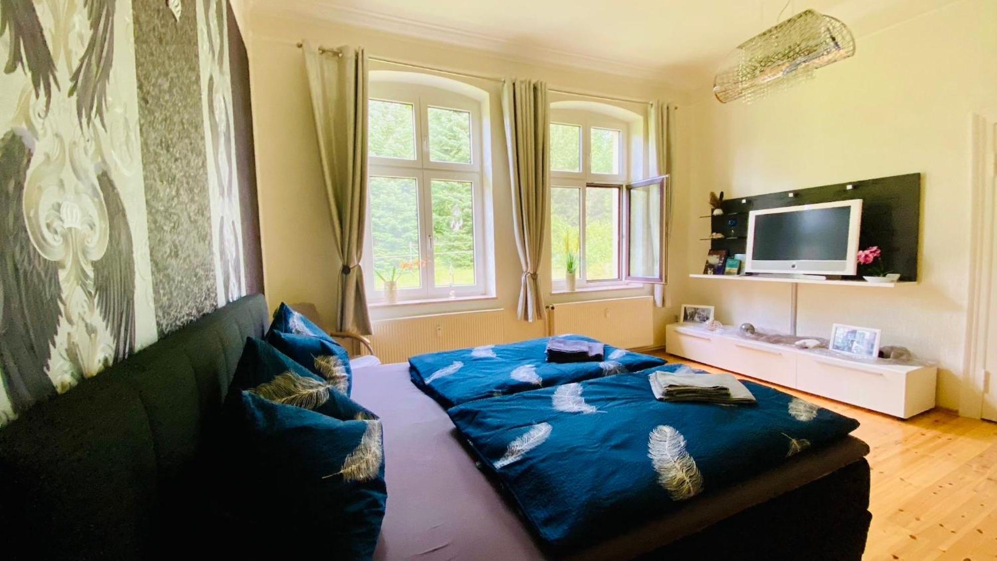 Ferienwohnung Villa Am Haussee 펠트베르크 외부 사진